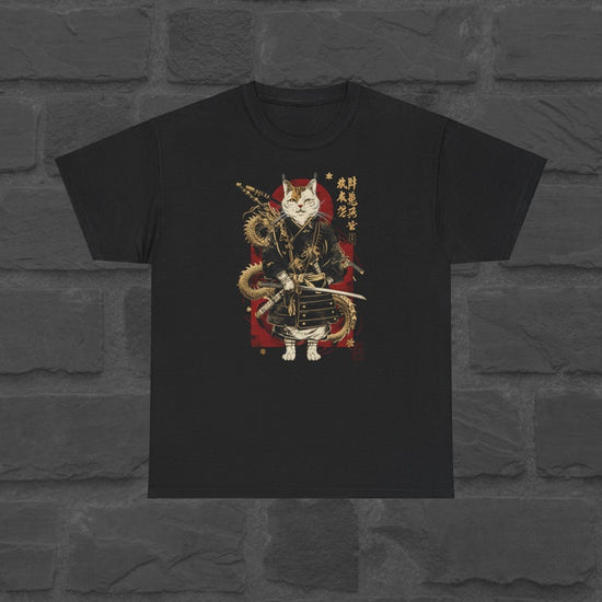 Samurai Cat T-Shirt | Japanese Cat Tshirt | Cat With Kimono Shirt | Anime Tshirt | Cute Cat Tshirt | Kitten Shirt | Harajuku | Y2K Top