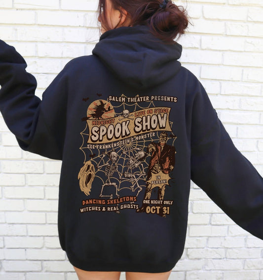 Halloween Hoodie Monster Mash Sweatshirt Retro Halloween Crewneck Monster Shirt Frankenstein Hoodie Spooky Sweatshirt Cute Fall Shirt Horror