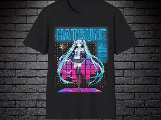 Hatsune miku vocaloid Custom shirt Gift for her Gift for friends Funny gift Unique design Webtoon Unisex shirt