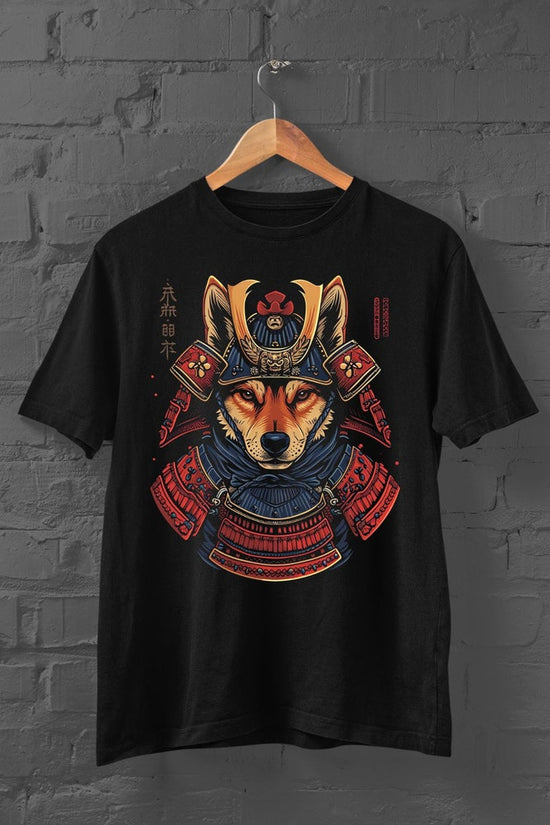 Samurai Dog T-Shirt | Japanese Dog Tshirt | Dog With Kimono Shirt | Anime Tshirt | Cute Dog Tshirt | Japanese Animal Shirt |Harajuku|Y2K Top