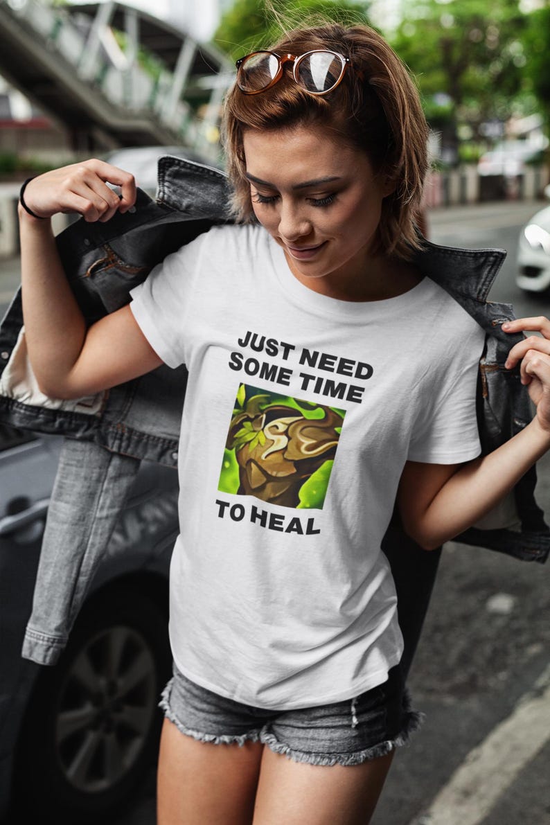 League Of Legends Item Shirt Warmog's Just Need Some Time To Think, Witty Leagueoflegends Shirts For LoL Players Funny Merch Gamers Nerds