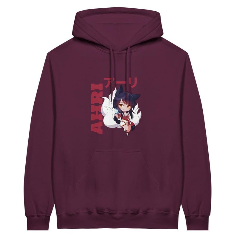 Ahri League of Legends Pullover hoodie, Unisex , Gaming Apparel, Gamer Gift, lol clothing gift, Graphic Design Top