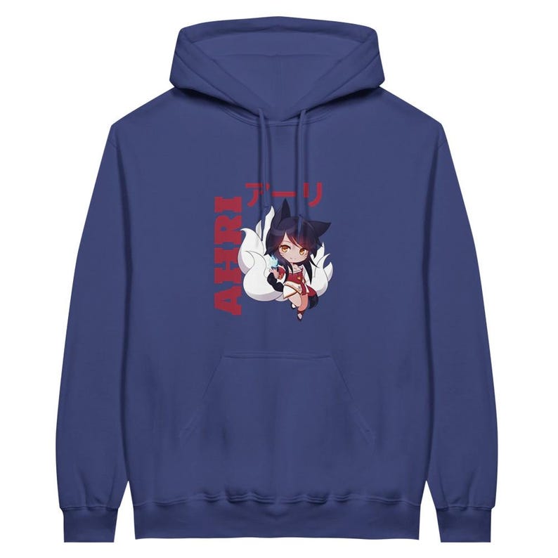 Ahri League of Legends Pullover hoodie, Unisex , Gaming Apparel, Gamer Gift, lol clothing gift, Graphic Design Top