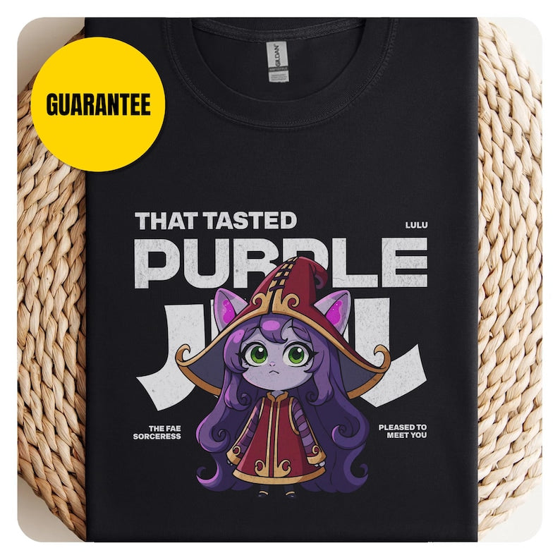 League of Legends Shirt Lulu, LoL Gamer Gift, Softstyle Tee, Japanese Style Video Game Fan Shirt, Unisex Support Main