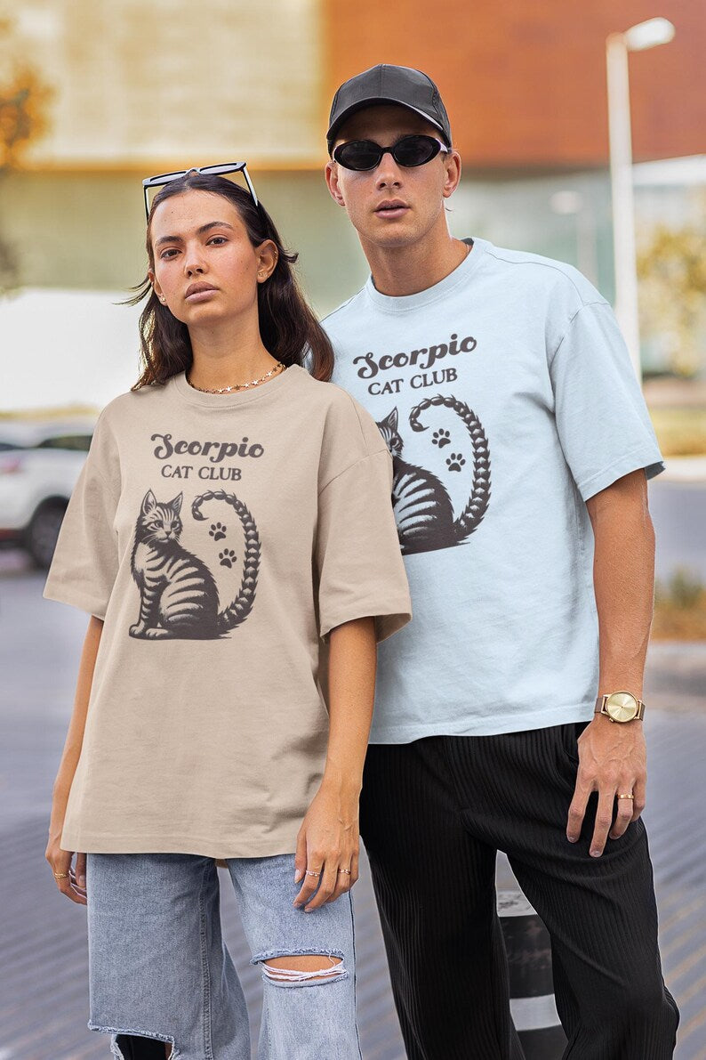 Scorpio gifts, scorpio zodiac gift, Cat Mom, Cat Dad, zodiac gifts, funny shirt, scorpio birthday gift, cat mom gift, gifts, christmas gift