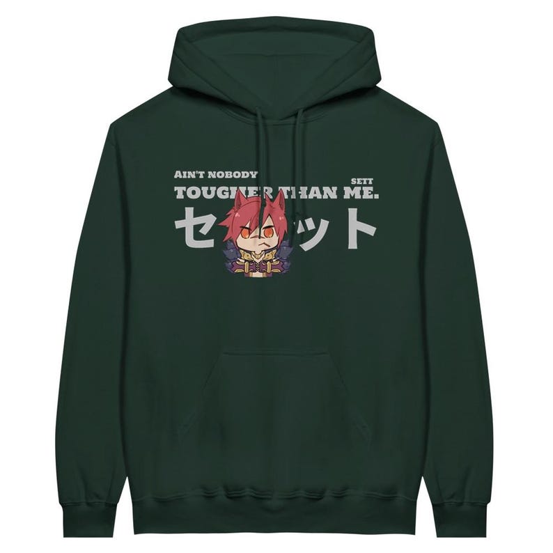 Sett League of Legends Pullover Hoodie, Unisex, Gaming Apparel, Gamer Gift, lol clothing gift, Graphic Design Top