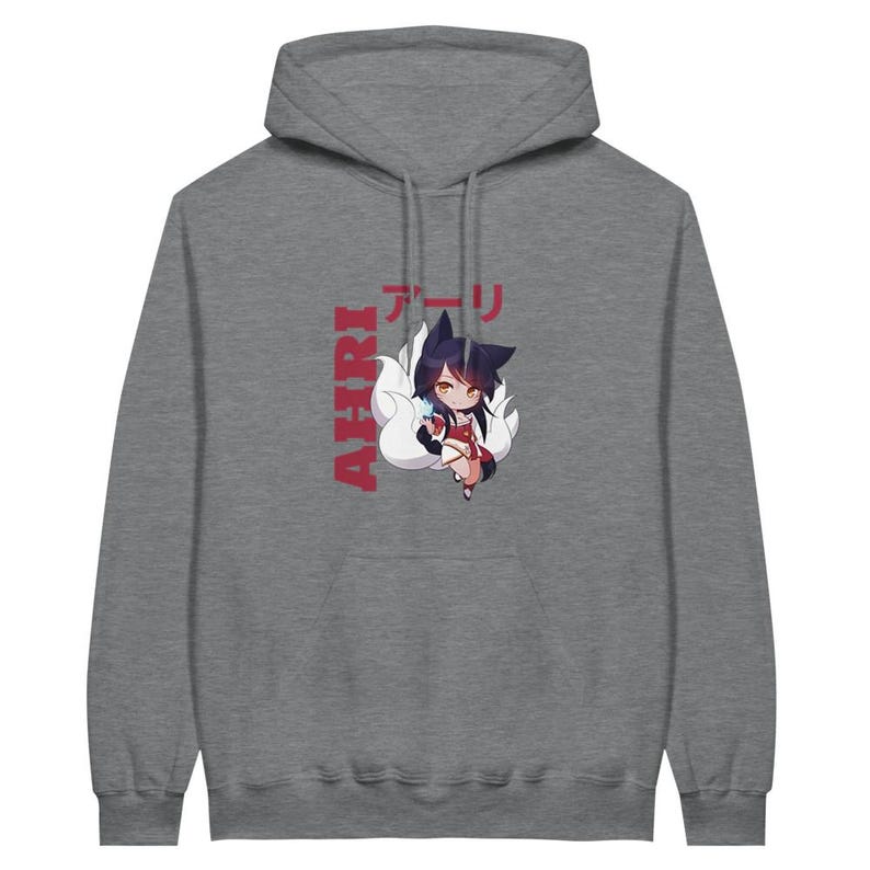 Ahri League of Legends Pullover hoodie, Unisex , Gaming Apparel, Gamer Gift, lol clothing gift, Graphic Design Top
