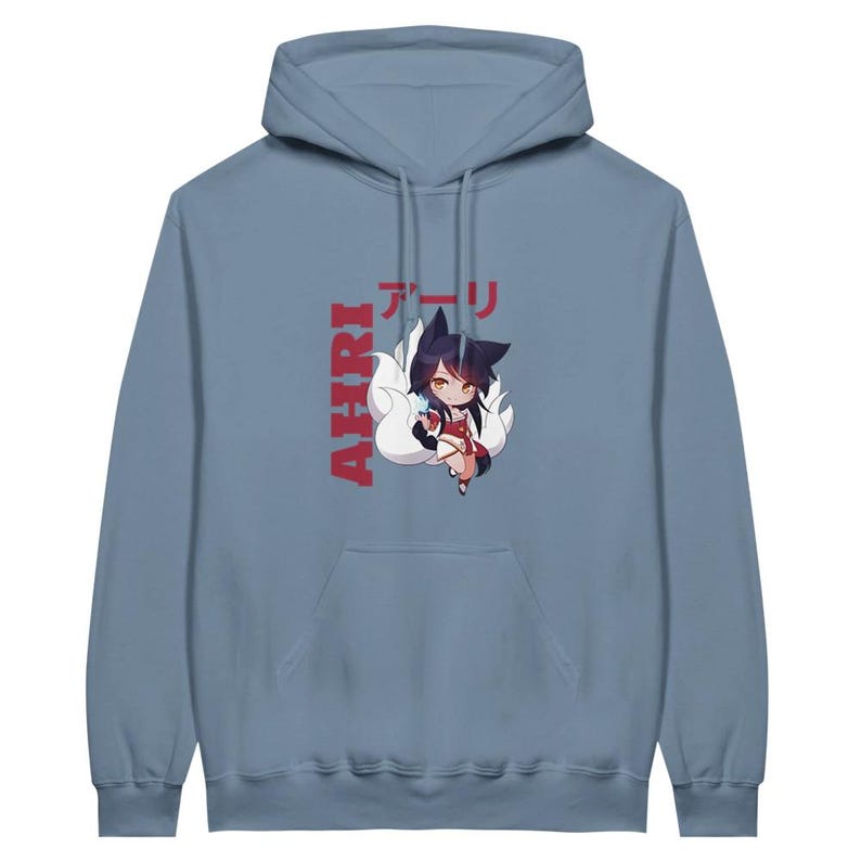 Ahri League of Legends Pullover hoodie, Unisex , Gaming Apparel, Gamer Gift, lol clothing gift, Graphic Design Top