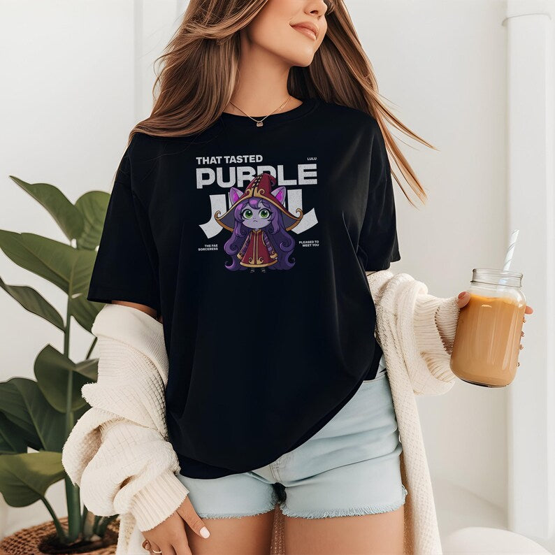 League of Legends Shirt Lulu, LoL Gamer Gift, Softstyle Tee, Japanese Style Video Game Fan Shirt, Unisex Support Main