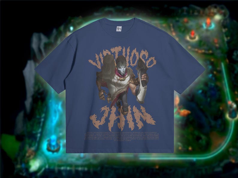 Jhin League Of Legends Tshirt. Teenager Shirt Gift. Comfy Lol Tee for Gamers. Gifts for Him. Golden Demon Lol Tees.