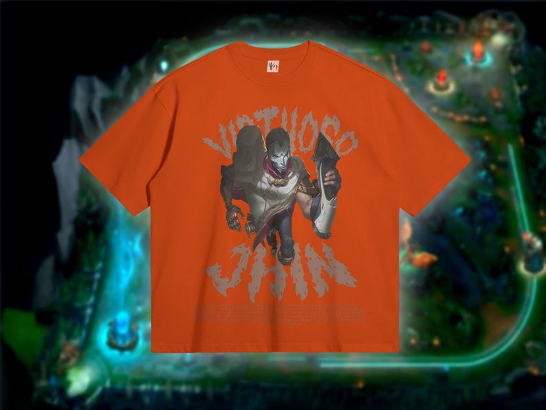 Jhin League Of Legends Tshirt. Teenager Shirt Gift. Comfy Lol Tee for Gamers. Gifts for Him. Golden Demon Lol Tees.