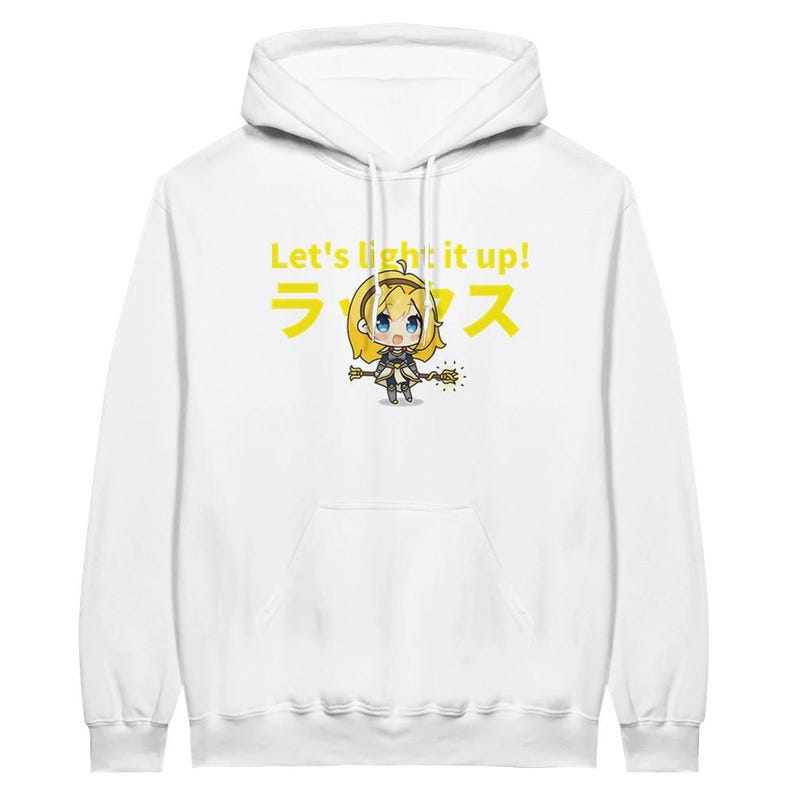 Lux League of Legends Pullover hoodie, Unisex , Gaming Apparel, Gamer Gift, lol clothing gift, Graphic Design Top, Lux