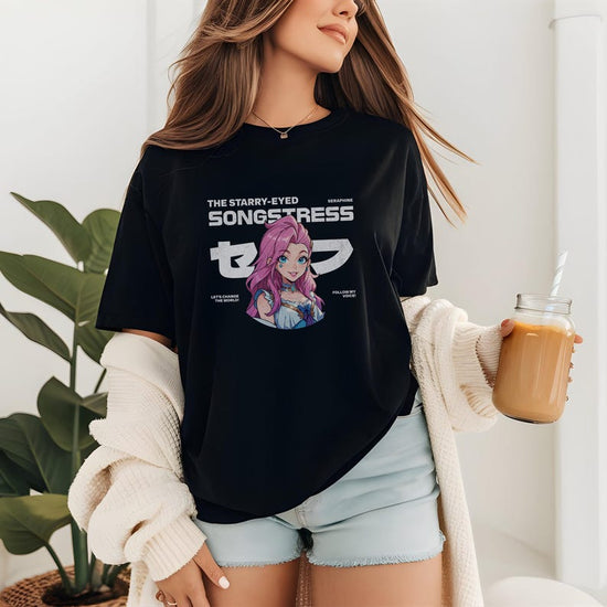Seraphine League of Legends Shirt,Unisex LoL Gamer Gift, Softstyle Tee, Best Gamer Gifts Fan Shirt, Unisex LoL Gift