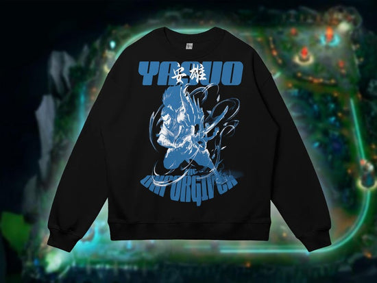 Yasuo League of Legends Sweatshirt. The Unforgiven Shirt for Him. Soft Shirt for Gaming Lovers. Gift for Gamer.
