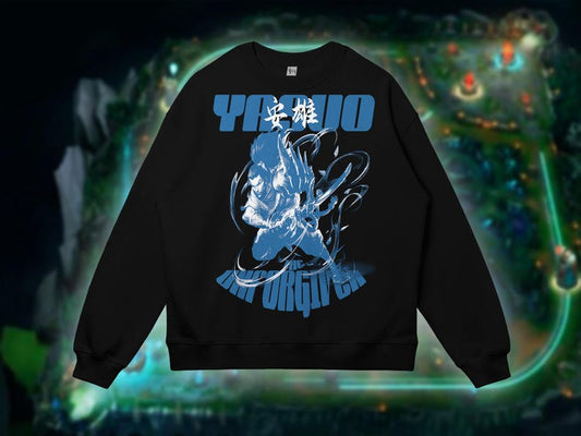 Yasuo League of Legends Sweatshirt. The Unforgiven Shirt for Him. Soft Shirt for Gaming Lovers. Gift for Gamer.