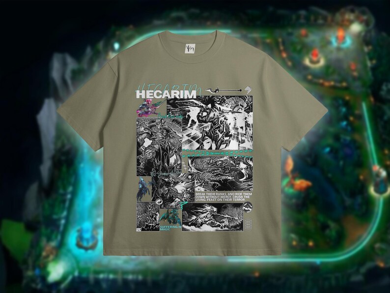 Hecarim League of Legends Tshirt. Cozy Hecarim Shirt for Gamers. Comfy Hecarim Shirt for Him. Lol Tees Gifts for Teenager.