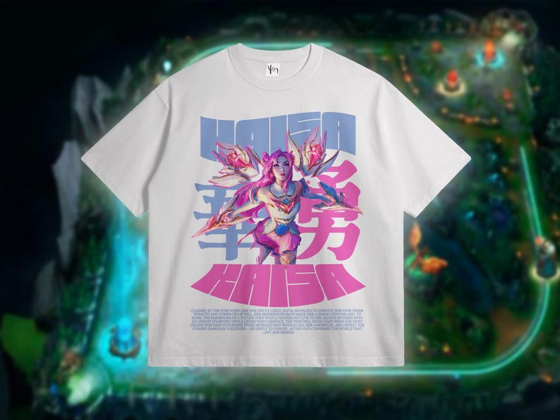 Kai'sa League of Legends Tshirt. Comfy Kai'sa Main Shirt. Kai'sa Gift for Gamer Girlfriend. LoL Tee for Teenager. Video Game Tees for Her.
