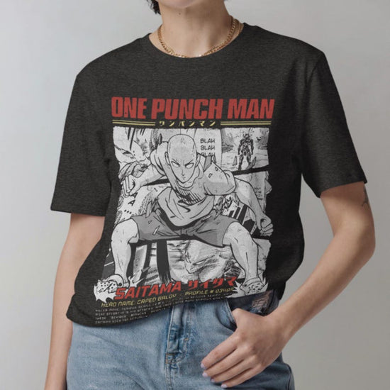 Saitama Manga Panel T-shirt, Manga Panel Shirt, Japanese Anime Unisex T-shirt
