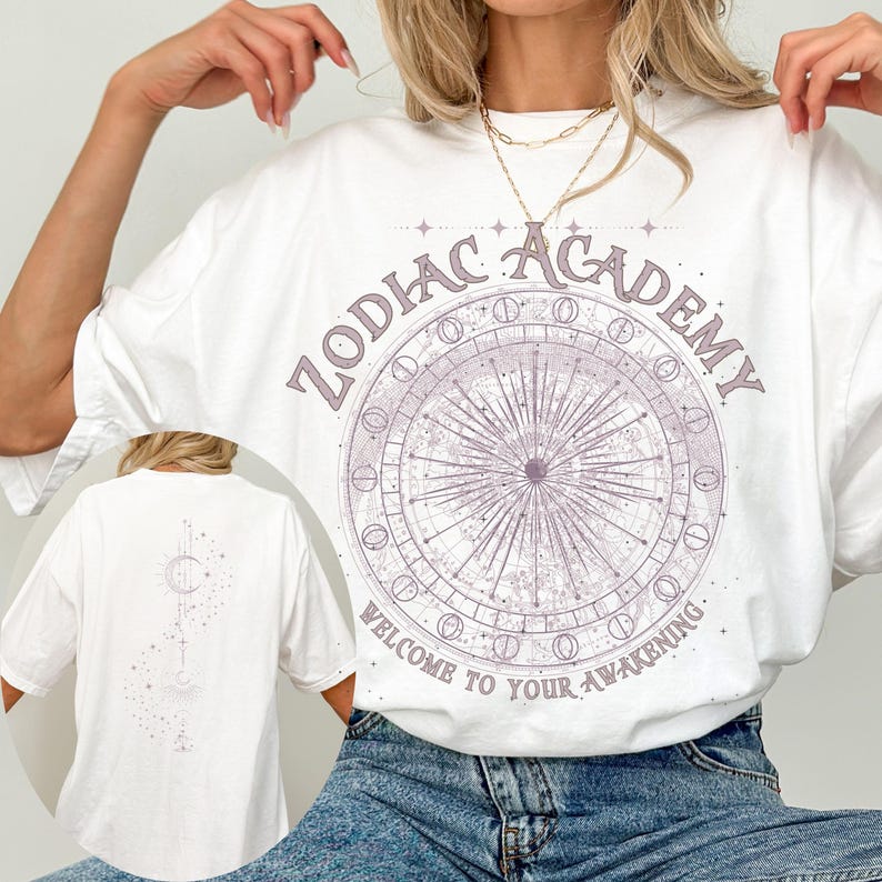Zodiac Academy Shirt, Celestial Heirs Band Shirt, Terra Aer, Ignis and Aqua, Professor Lance Orion, Almighty Sovereign Society, Book Lover