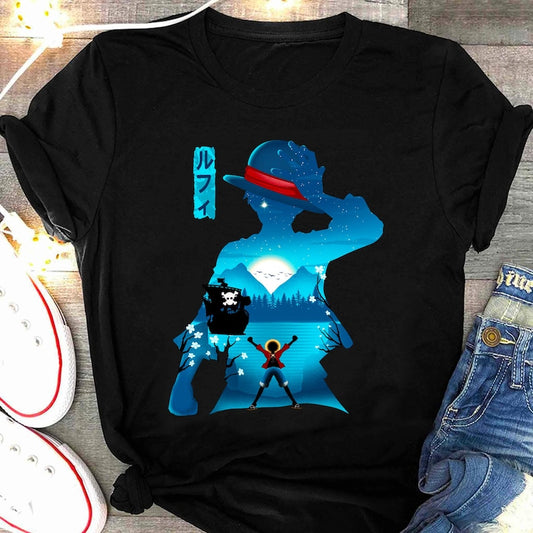Luffy Haki Straw Hat Shirt, Joy Boy Monkey D Luffy One Piece Gear Anime Shirt, Mugiwara, Ace, Shanks, Japanese Pirate King Manga Tee