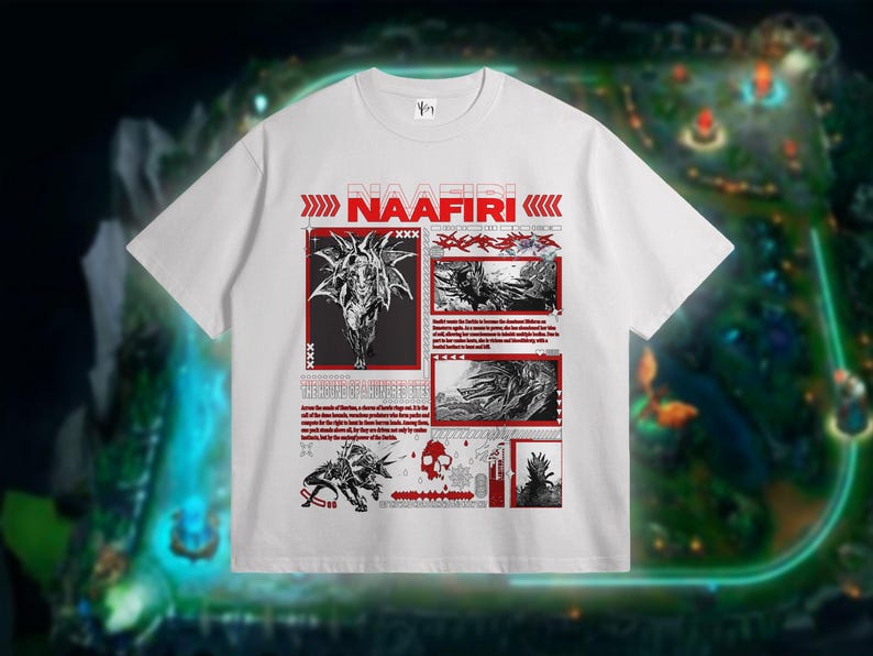 Naafiri League of Legends Tshirt. Soft Shirt for Gaming Lovers. Gift for League Lovers. The Hound of a Hundred Bites LoL Tee Gifts.