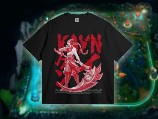 Kayn League of Legends Tshirt. LoL Kayn Main Shirt. Comfy Lol Tee for Gamers. The Shadow Reaper Gift for Gamer. Teenager Shirt for You.