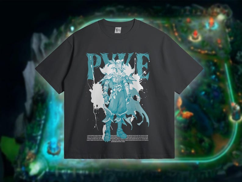 Pyke League of Legends Tshirt. LoL Pyke Main Shirt. Video Game Tee for Her. Gift for Teenager. The Outlaw Shirt.