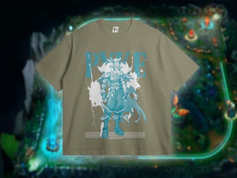 Pyke League of Legends Tshirt. LoL Pyke Main Shirt. Video Game Tee for Her. Gift for Teenager. The Outlaw Shirt.