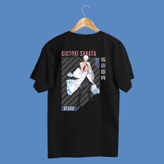 Streetwear T-shirt featuring Gintoki Sakata from the Gintama anime.
