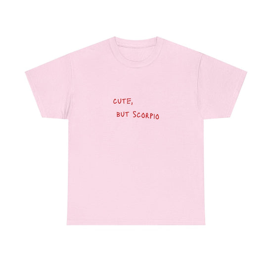 Cute but Scorpio Tee, Astrology Shirt, Zodiac Tee, Gift for Scorpio, Horoscope Apparel, Birthday Gift, unisex Heavy Cotton Tee