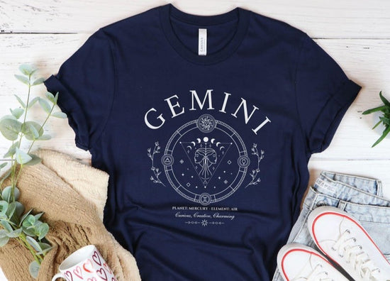 Gemini Shirt, Zodiac Sign Birthday Gift, Astrology T-shirt, Unisex Tee