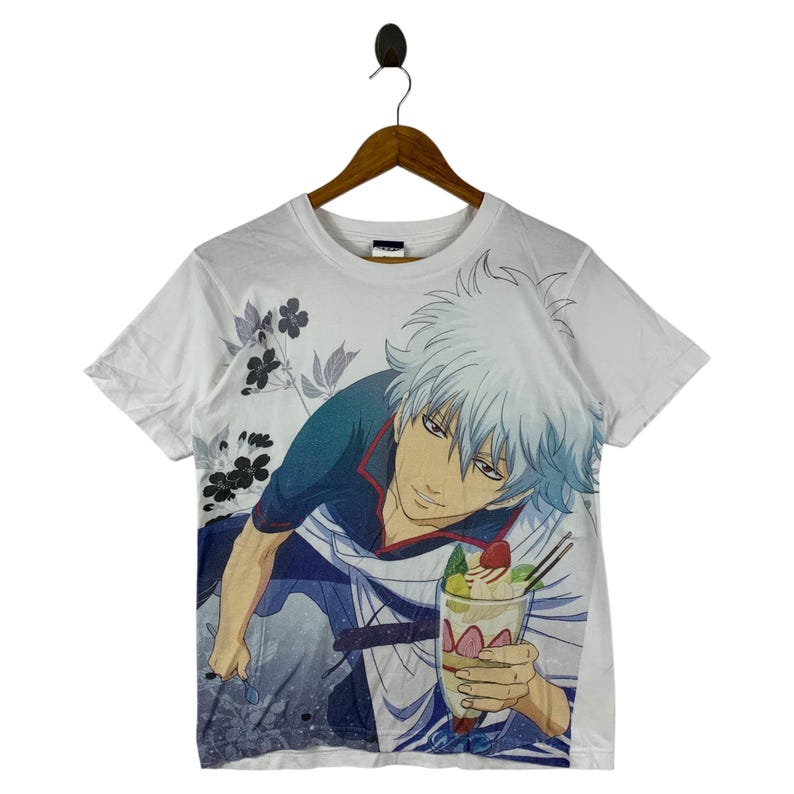 GINTAMA overprint cospa anime tee, Sakata Gintoki T-Shirt