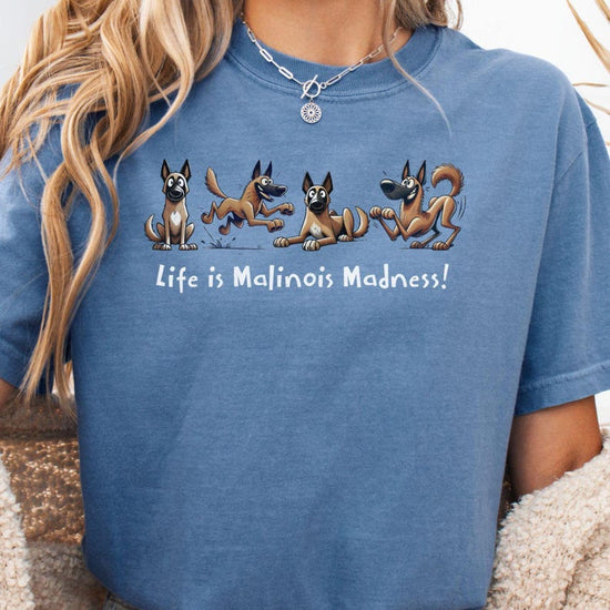 Belgian Malinois Shirt, Dog Mom gift, Funny Dog T-Shirt, Malinois Lover Gift, Cartoon Dog Shirt, Pet Lover Shirt, Working dog