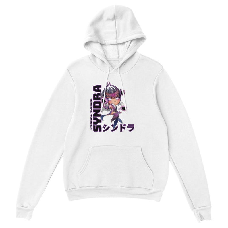 Syndra League of Legends Pullover Hoodie, Unisex, Gaming Apparel, Gamer Gift, lol clothing gift, Graphic Design Top