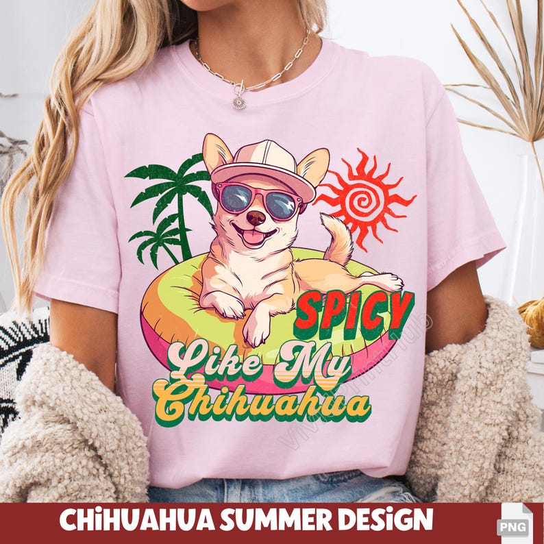 Chihuahua Dog Mom T-Shirt Design, Pet Lover