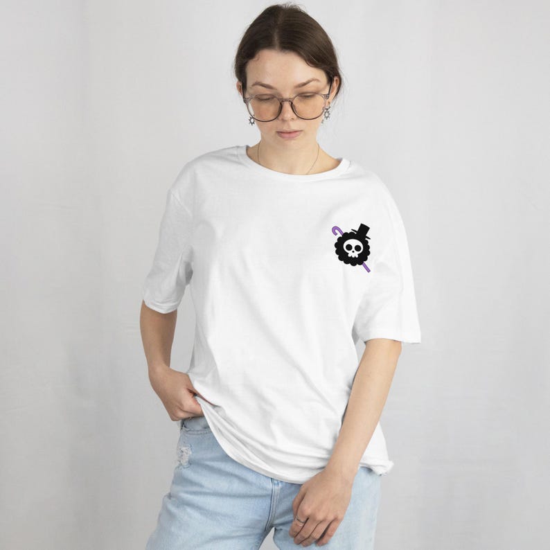 One Piece Brook Piano Shirt Comfort Colors 1717 Anime Manga Tee, Skeleton Musician Graphic Tee, Luffy Crew Gift, Japanese Streetwear Shirt