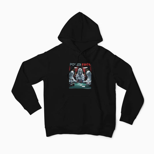 Poker Face Hooded Sweatshirt | Unisex Heavy Blend™ | Casual Style for Game Nights, Gifts for Gamers, Stylish Hoodie, Comfortable Wear