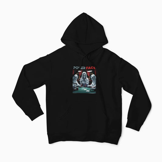 Poker Face Hooded Sweatshirt | Unisex Heavy Blend™ | Casual Style for Game Nights, Gifts for Gamers, Stylish Hoodie, Comfortable Wear