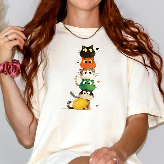 Cat Lover Tee, Cat Lover Gift, Funny Cat T-Shirt, Cat Graphic Shirt, Funny Cat Meme T-Shirt