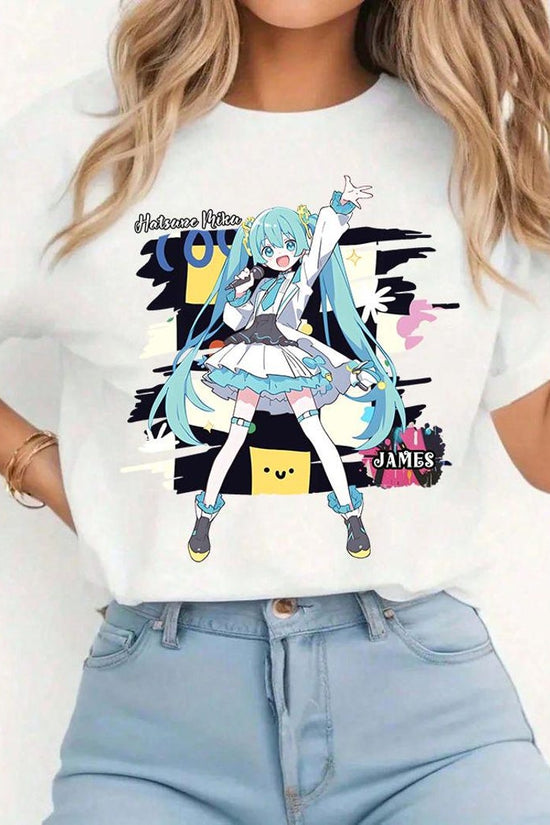 Cute Hatsune Miku t - shirts Personalized T- shirts-the perfect gift for birthdays, weddings, special occasions Hatsune Miku t shirt