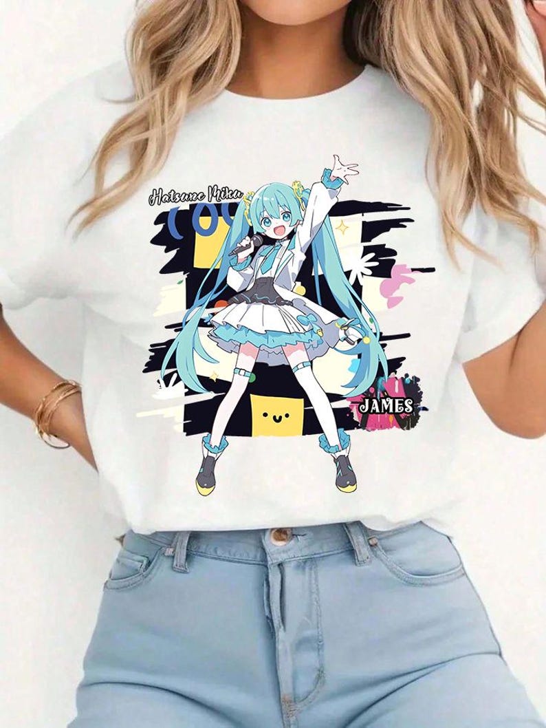 Cute Hatsune Miku t - shirts Personalized T- shirts-the perfect gift for birthdays, weddings, special occasions Hatsune Miku t shirt