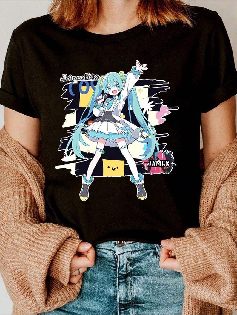 Cute Hatsune Miku t - shirts Personalized T- shirts-the perfect gift for birthdays, weddings, special occasions Hatsune Miku t shirt