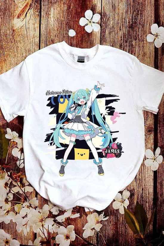 Cute Hatsune Miku t - shirts Personalized T- shirts-the perfect gift for birthdays, weddings, special occasions Hatsune Miku t shirt
