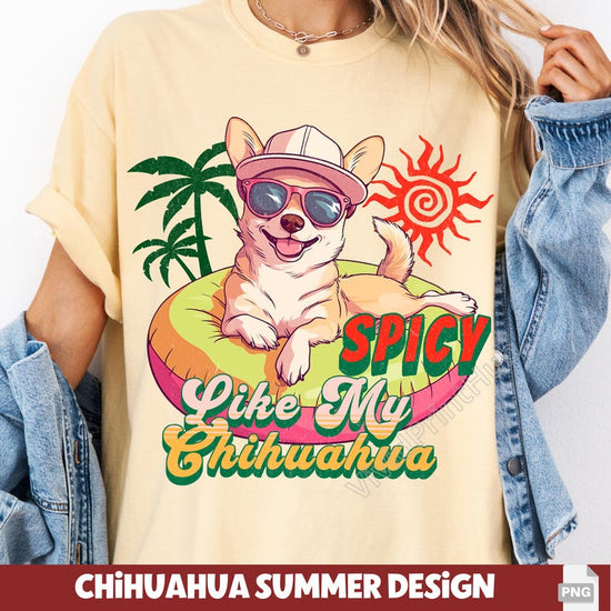 Chihuahua Dog Mom T-Shirt Design, Pet Lover