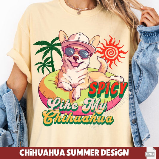 Chihuahua Dog Mom T-Shirt Design, Pet Lover