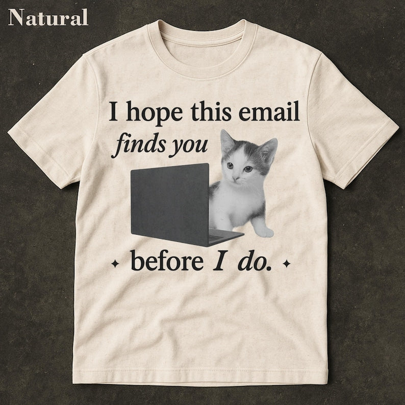 Funny Cat Meme Shirt - Brain Rot, Ironic Funny Meme T-Shirt, Stupid Funny Shirts, Gift For Cat Lover, Cursed Cat Shirt, Popular Meme Shirt