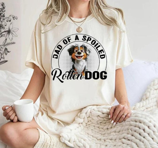Personalized Spoiled Dog Mom T-Shirt - Cute Chibi Cartoon Pet Lover Gift - Custom Unisex Tee for Dog Owners, Custom Dog Shirt, Pet Shirt