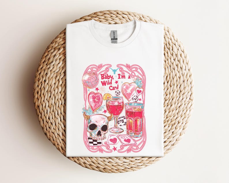Vegas Wild Card Shirt, Cowgirl Skull Dice Tee, Rodeo Retro Graphic Sweatshirt