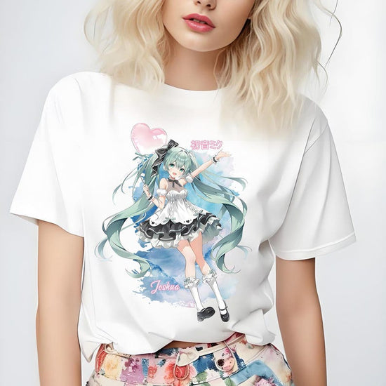 Anime Graphic Hatsune Miku t - shirts Kawaii Personalized Miku T- shirts-the perfect gift for birthdays, weddings, Hatsune Miku t shirt
