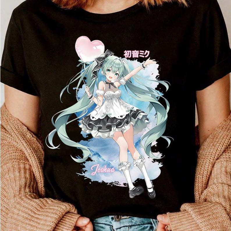 Anime Graphic Hatsune Miku t - shirts Kawaii Personalized Miku T- shirts-the perfect gift for birthdays, weddings, Hatsune Miku t shirt
